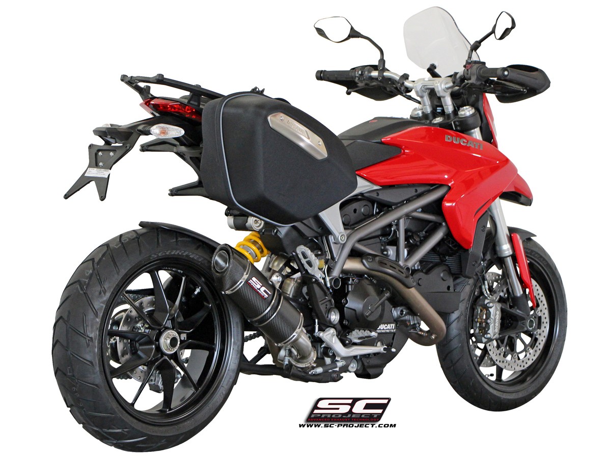 SC-Project Oval Low Mount Slip On - Ducati Hypermotard 821